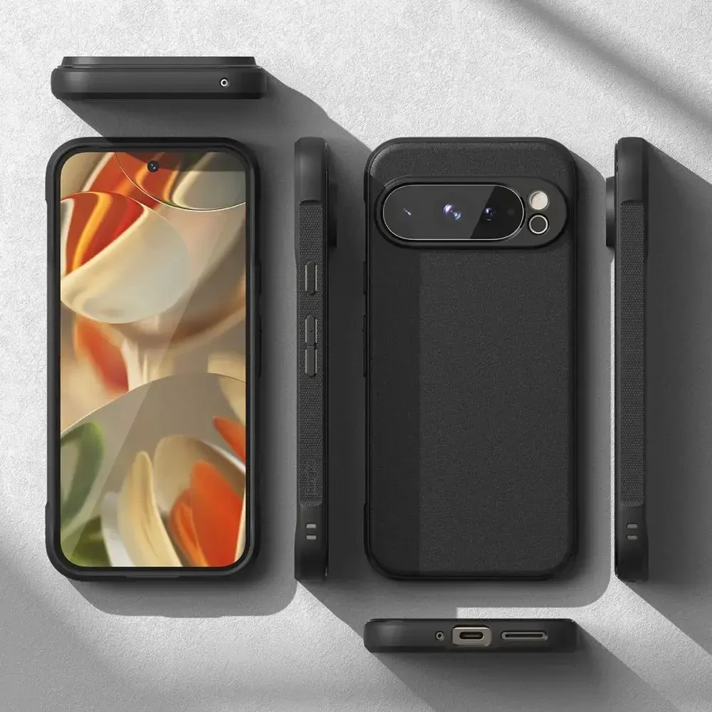 Google Pixel 9 Pro XL Ringke Onyx dėklas telefonui juodos spalvos
