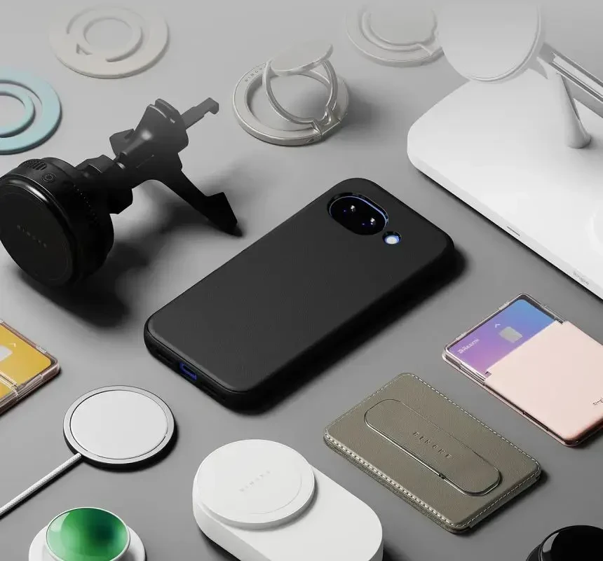 „Ringke Onyx Magsafe“ dėklas, skirtas „Google Pixel 10A“ - Juodas