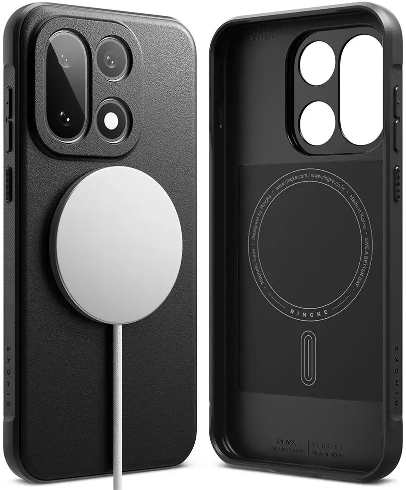 „Ringke Onyx“ magnetinis „MagSafe“ dėklas, skirtas „OnePlus 15“ - Juodas