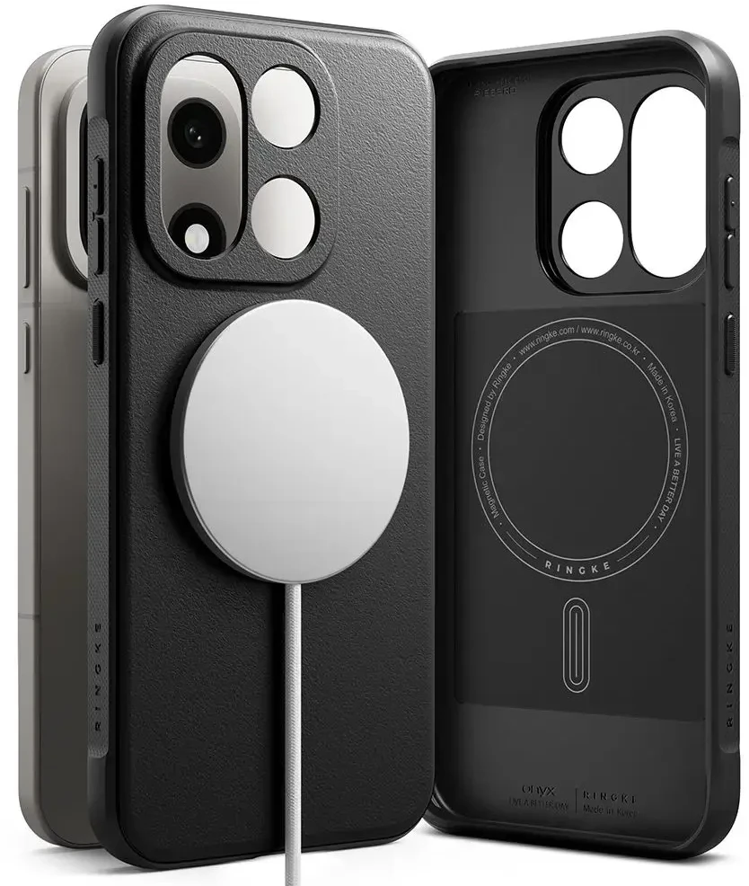 „Ringke Onyx“ magnetinis „MagSafe“ dėklas, skirtas „OnePlus 15“ - Juodas