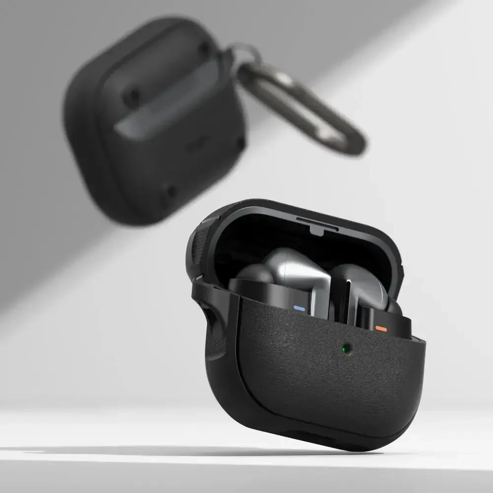 Sasung Galaxy Buds 3 / 3 PRO Ringke Onyx Magnetic MagSafe dėklas ausinėms juodos spalvos