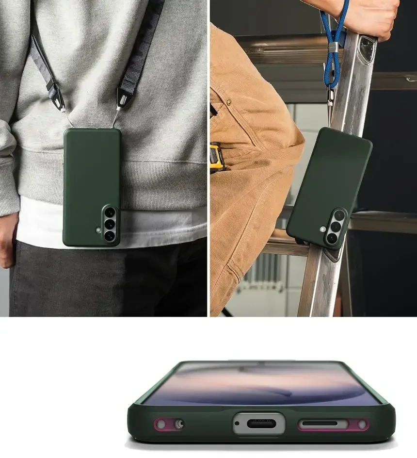Dėklas Ringke Onyx Samsung Galaxy S26 tamsiai žalios spalvos