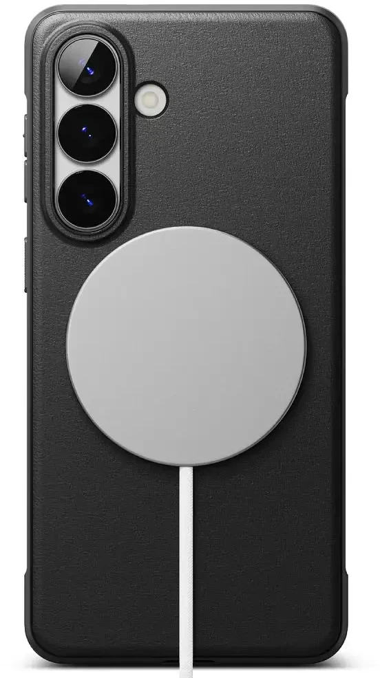 Dėklas Ringke Onyx Magnetic MagSafe Samsung Galaxy S26 juodos spalvos