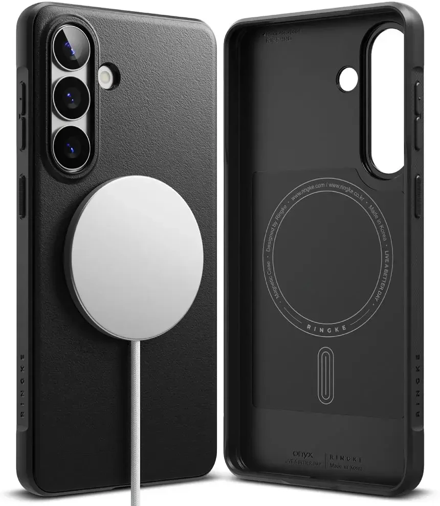 Dėklas Ringke Onyx Magnetic MagSafe Samsung Galaxy S26+ Plus juodos spalvos