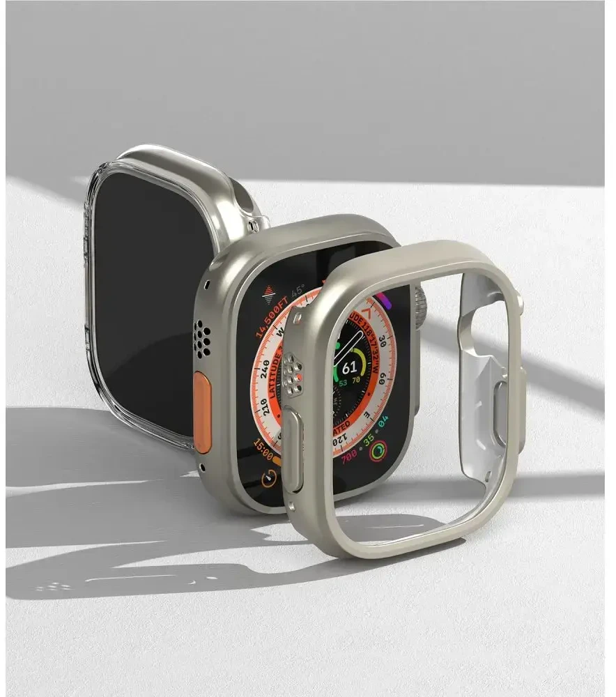 Ringke Išmaniojo laikrodžio Apple ekrano rėmelis, Pilkos spalvos, 49mm