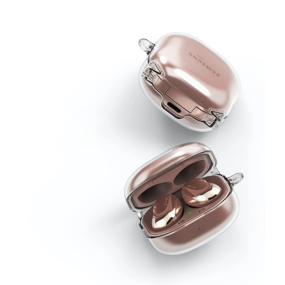 Dėklas ausinėms Samsung Galaxy Buds Live / Pro Ringke Hinge Clear skaidrus