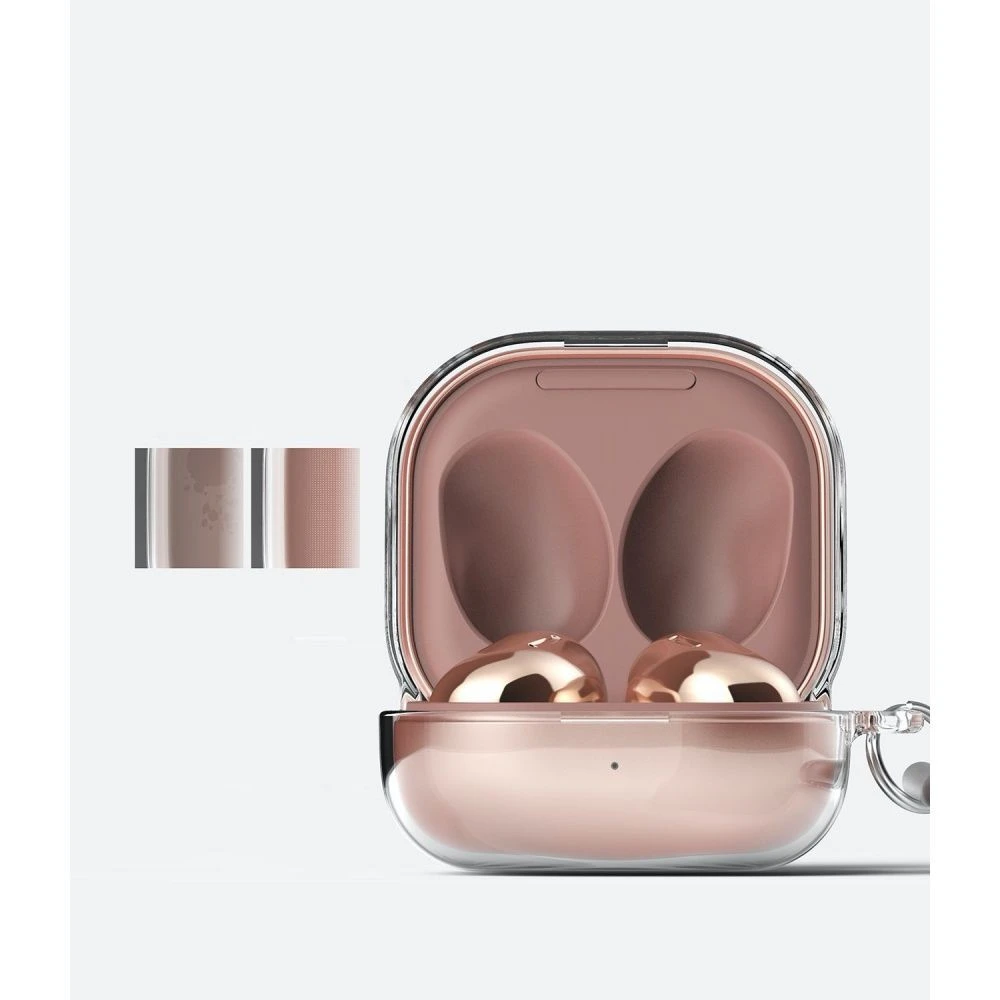 Dėklas ausinėms Samsung Galaxy Buds Live / Pro Ringke Hinge Clear skaidrus