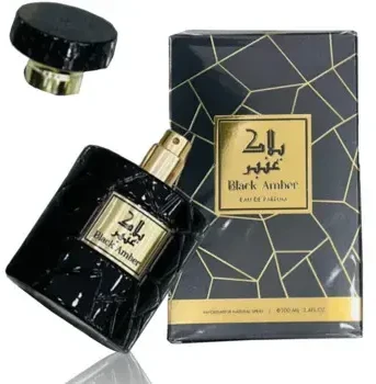 Risala Juodas Amber EDP parfumuotas vanduo vyrams, 100 ml
