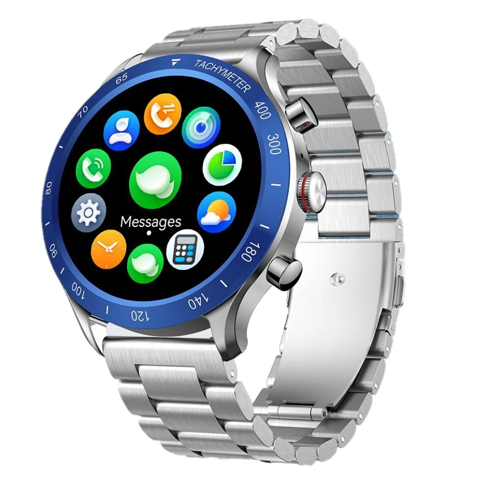 Riversong išmanusis laikrodis Motive 9 Max sidabro spalvos SW903 AMOLED double strap