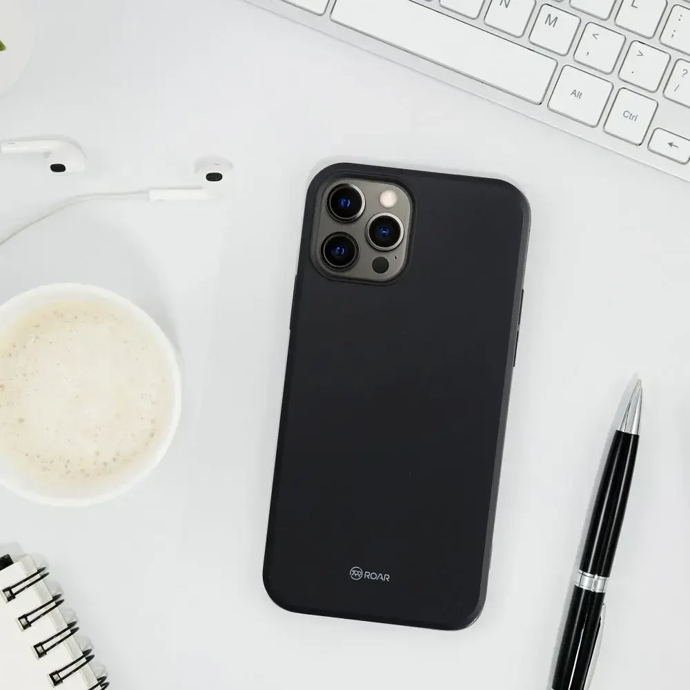 Dėklas ROAR case ALL DAY COLORFUL JELLY for IPHONE 14 juodas