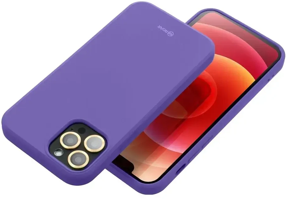 ROAR SPALVINGAS ŽELINIS DĖKLAS SAMSUNG A17 violetinis