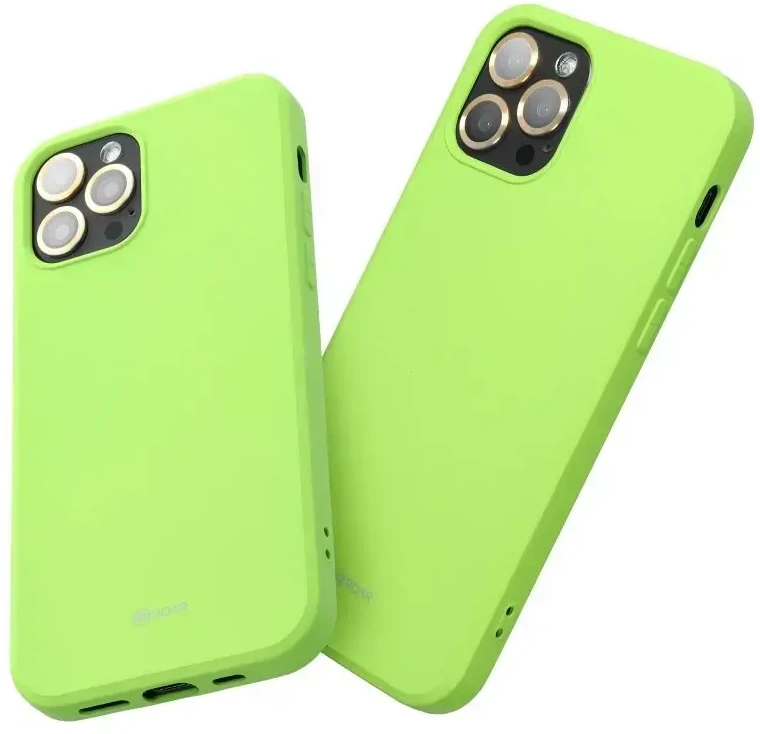 Roar Oem SPALVINGAS ŽELĖS dėklas, skirtas SAMSUNG S25 FE Lime