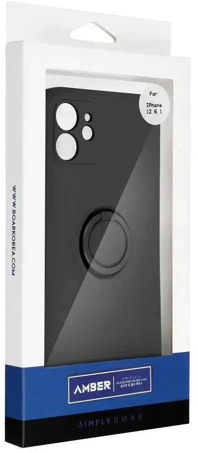 Dėklas ROAR case AMBER for IPHONE 17 juodas