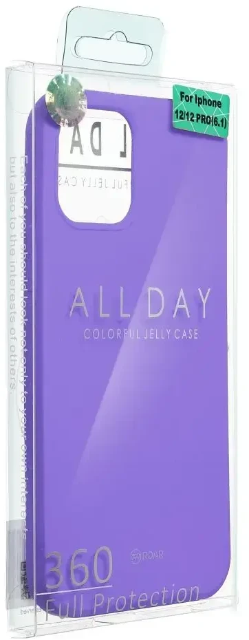 ROAR VISĄ DIENĄ SPALVINGAS ŽELINIS DĖKLAS XIAOMI Redmi 15 4G / 5G (171.1mm) violetinis