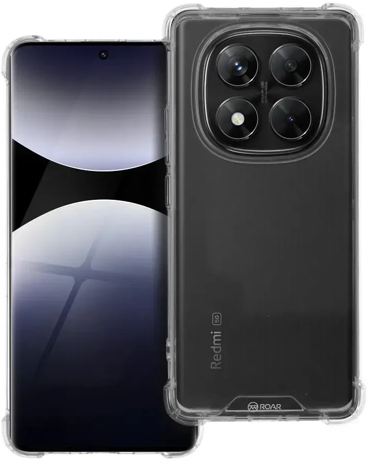 ROAR dėklas ARMOR JELLY skirtas Xiaomi Redmi Note 14 Pro 5G transparent