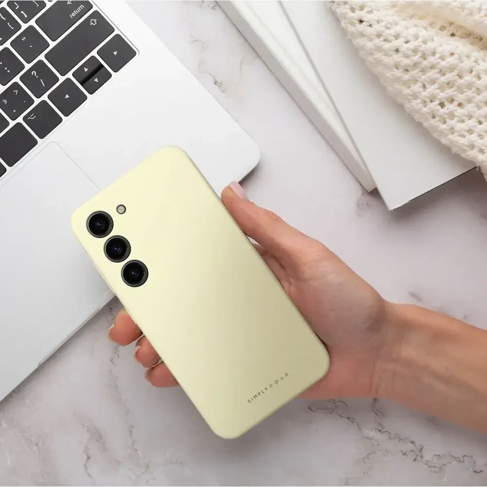 „ROAR CLOUD SKIN“ dėklas, skirtas „SAMSUNG A27 5G“, šviesiai geltonas
