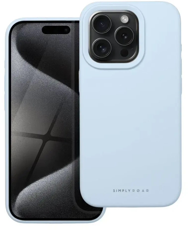 ROAR dėklas CLOUD SKIN, skirtas IPHONE 15 Pro Light Mėlyna