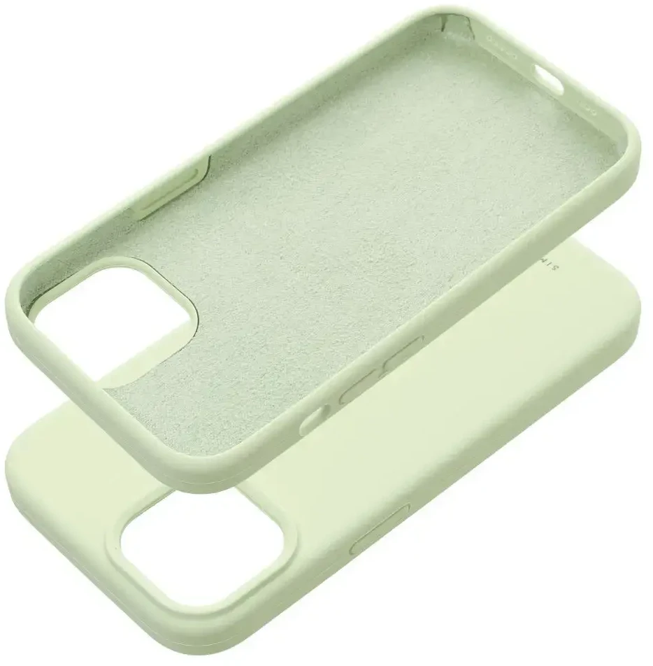 ROAR dėklas CLOUD SKIN, skirtas IPHONE 15 Light žalias