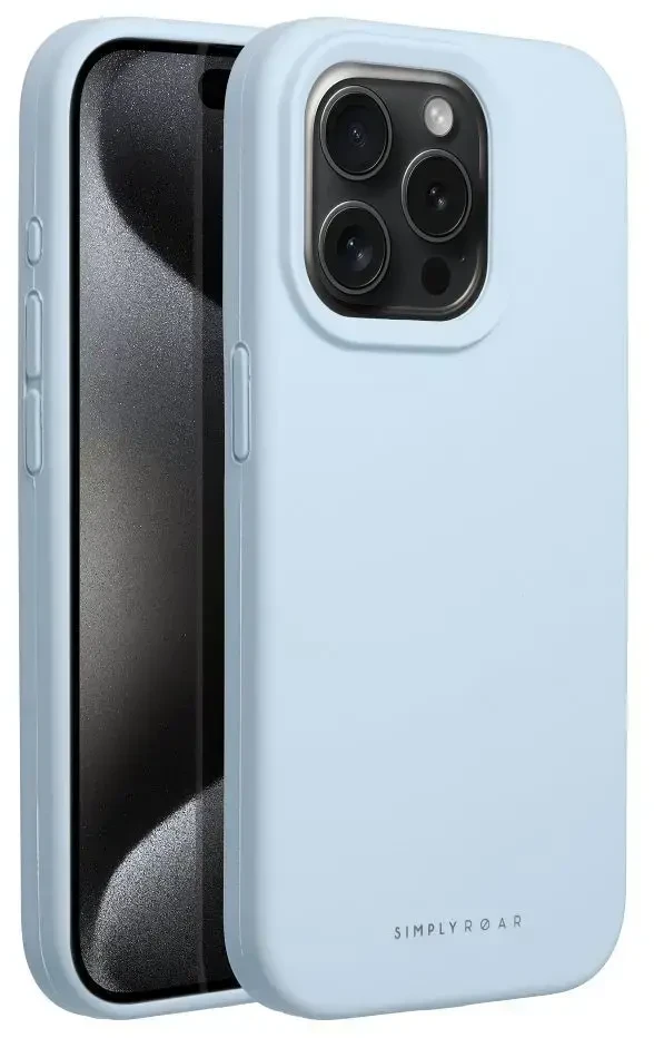 ROAR dėklas CLOUD SKIN, skirtas IPHONE 15 Pro Light Mėlyna
