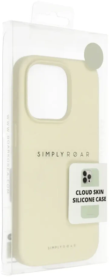 ROAR dėklas CLOUD SKIN, skirtas IPHONE 15 Pro Light Geltona