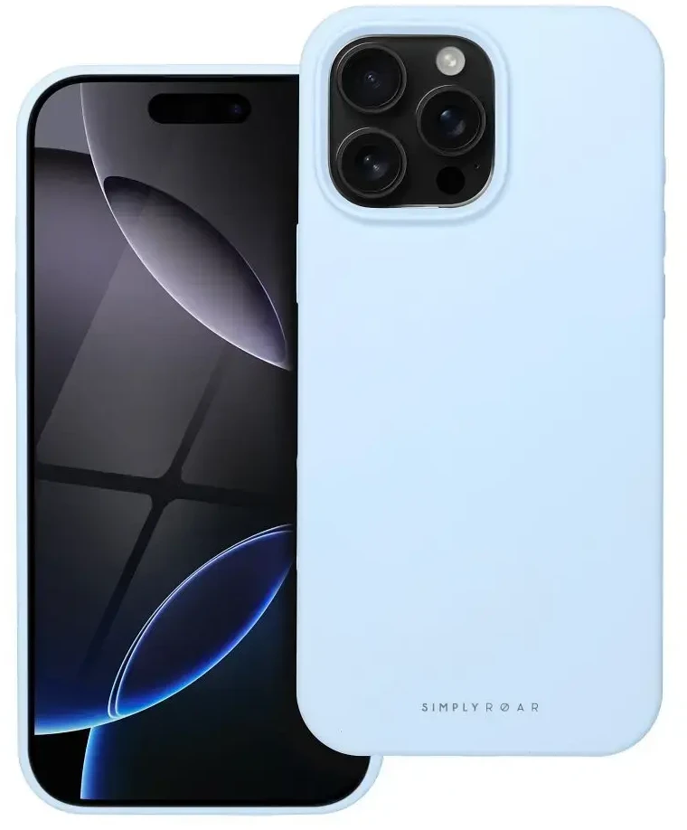 ROAR dėklas CLOUD SKIN, skirtas IPHONE 16 Pro Max Light Mėlyna