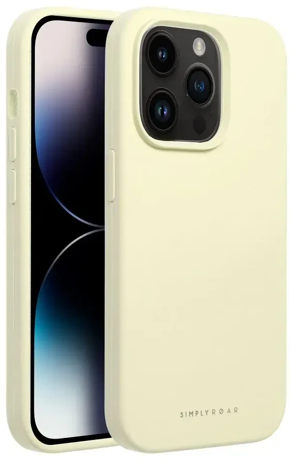 ROAR dėklas CLOUD SKIN IPHONE 17 Pro / 18 Pro šviesiai geltonas