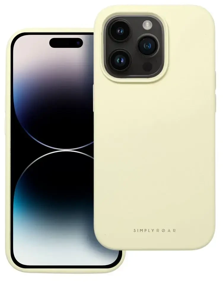 ROAR dėklas CLOUD SKIN IPHONE 17 Pro / 18 Pro šviesiai geltonas