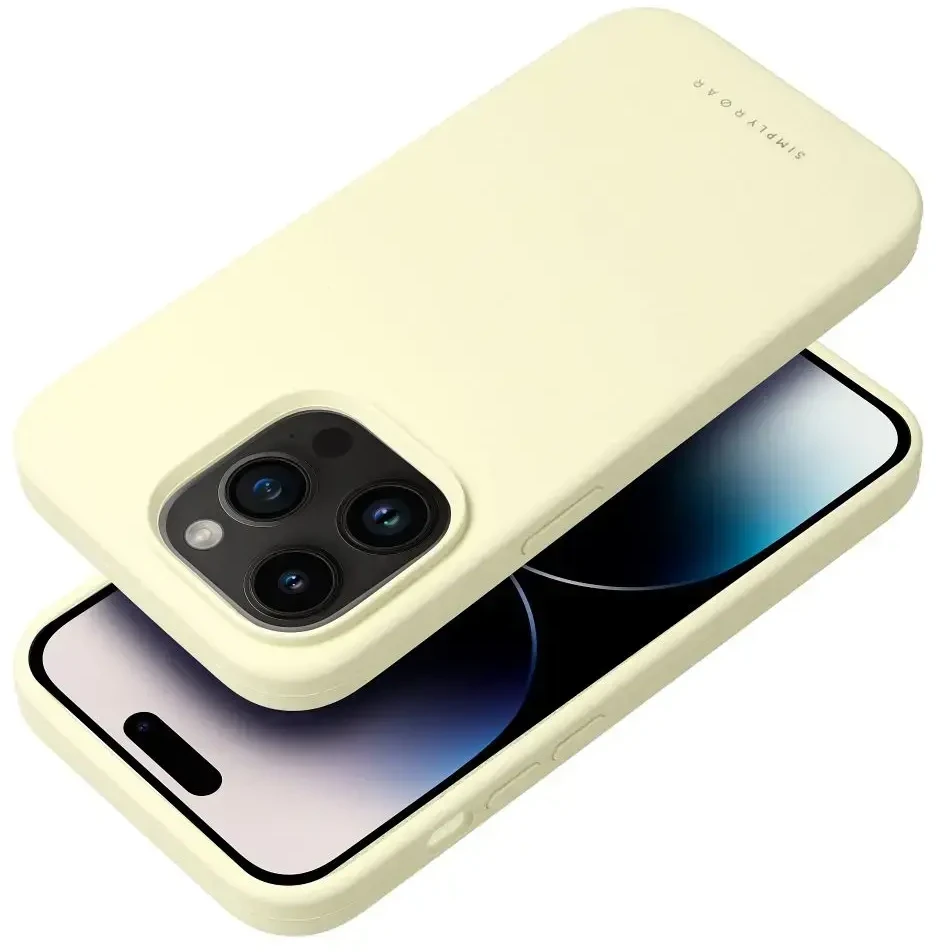 ROAR dėklas CLOUD SKIN IPHONE 17 Pro / 18 Pro šviesiai geltonas