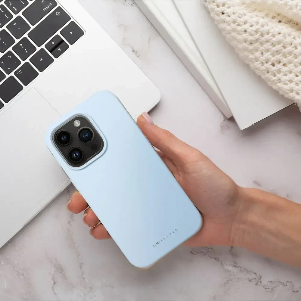 ROAR dėklas CLOUD SKIN, skirtas IPHONE 17 Pro Max / 18 Pro Max Light Mėlyna