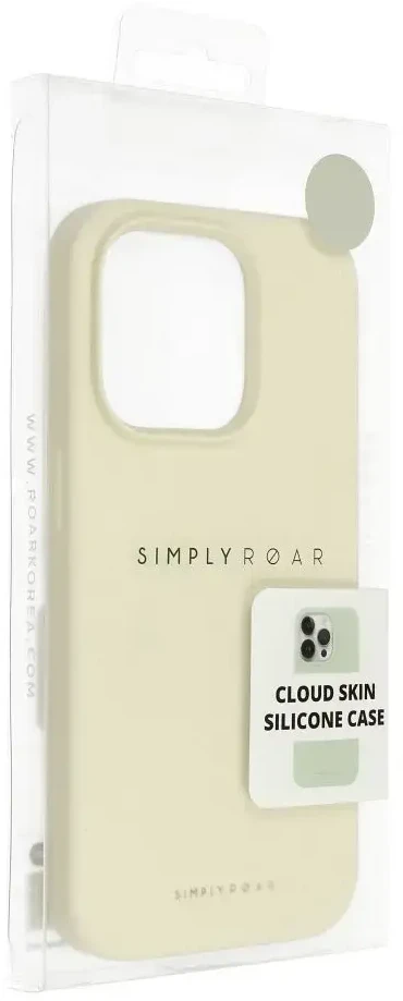 ROAR dėklas CLOUD SKIN IPHONE 17 Pro / 18 Pro šviesiai geltonas