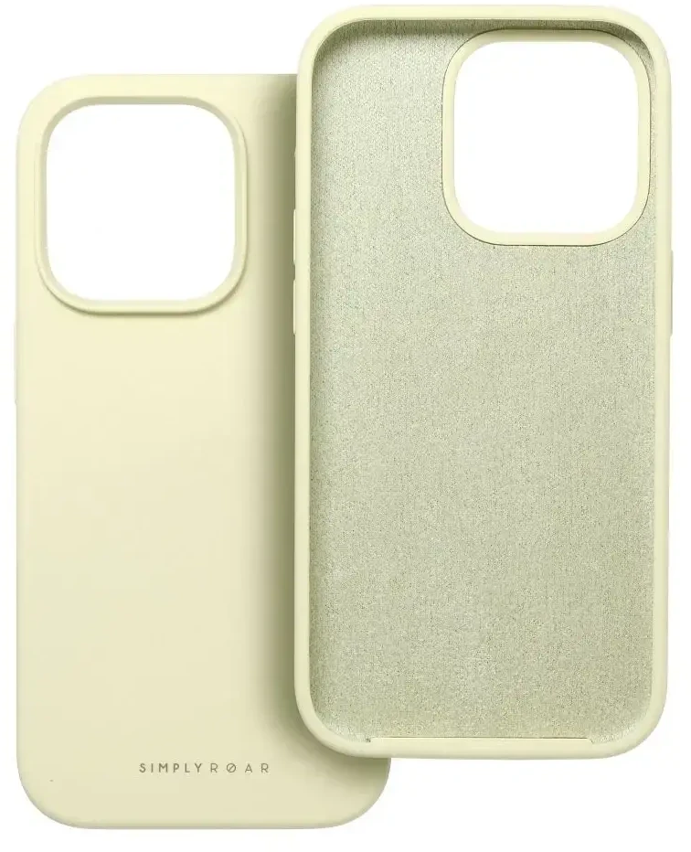 ROAR dėklas CLOUD SKIN IPHONE 17 Pro / 18 Pro šviesiai geltonas