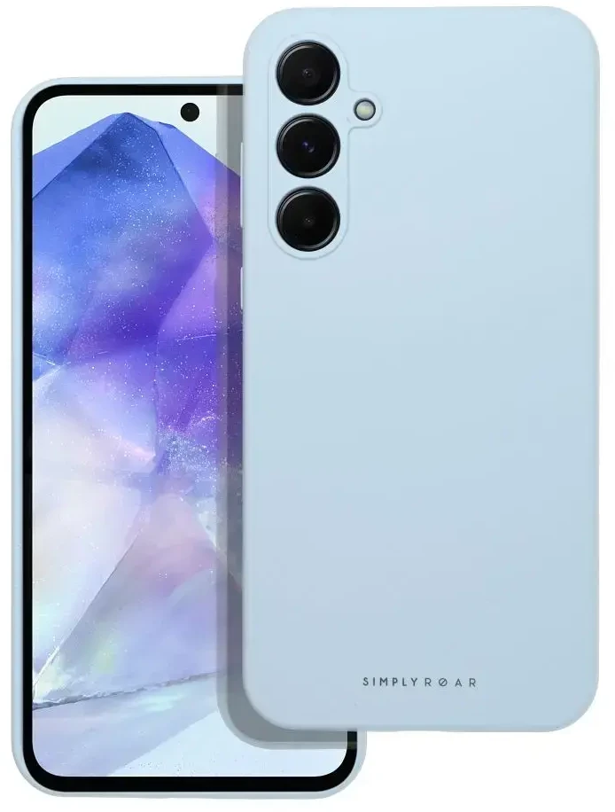ROAR dėklas CLOUD SKIN skirtas Samsung Galaxy A55 5G mėlynos spalvos