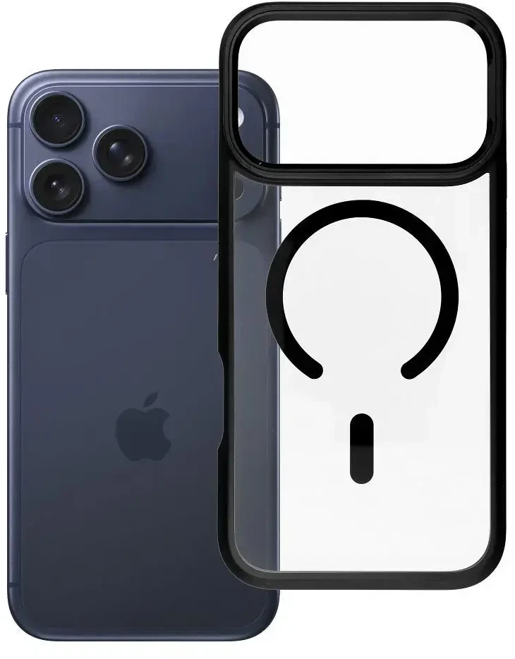 ROAR dėklas MAG BUMPER suderinamas su MagSafe, skirtas IPHONE 17 Pro Max, juodas
