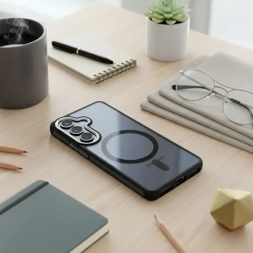 ROAR MAG BUMPER dėklas, suderinamas su „MagSafe“, skirtas SAMSUNG A37, juodas