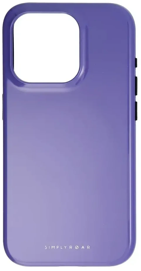 ROAR dėklas RAINBOW BUMPER suderinamas su MagSafe, skirtas IPHONE 15 Pro violetinė