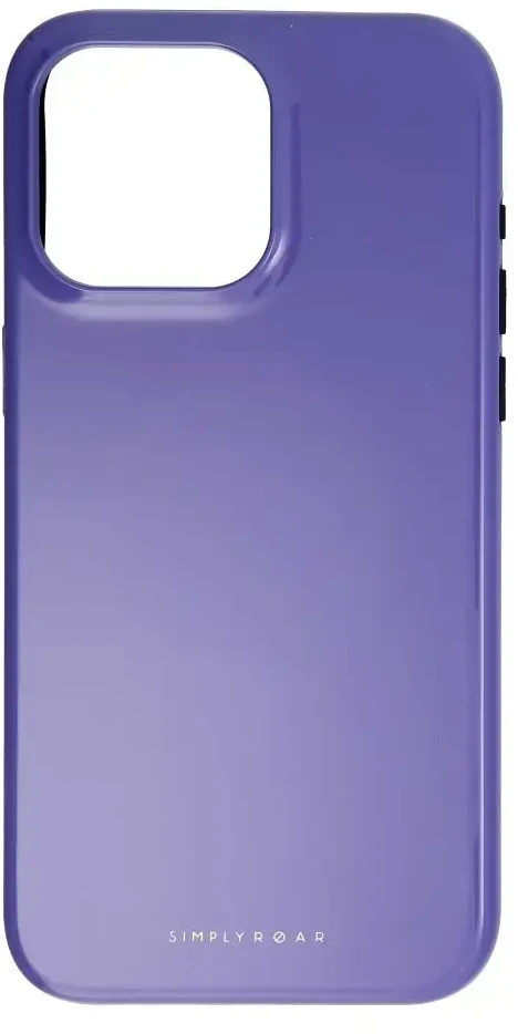 ROAR dėklas RAINBOW BUMPER suderinamas su MagSafe, skirtas IPHONE 15 Pro Max violetinė