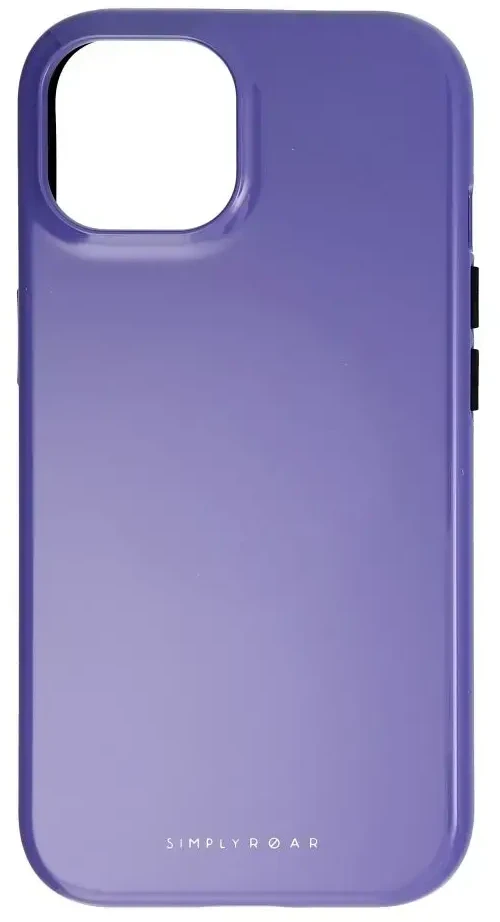 ROAR dėklas RAINBOW BUMPER suderinamas su MagSafe, skirtas IPHONE 15 violetinė