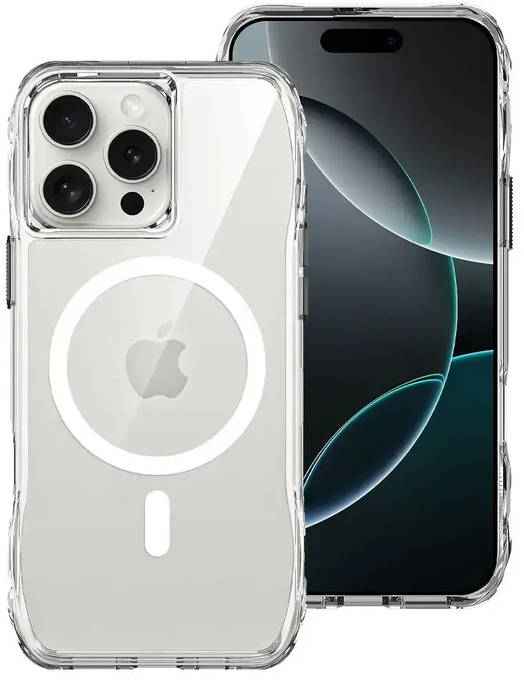 ROAR dėklas SLIM DEFENDER, suderinamas su „MagSafe“, skirtas IPHONE 17 Air, skaidrus