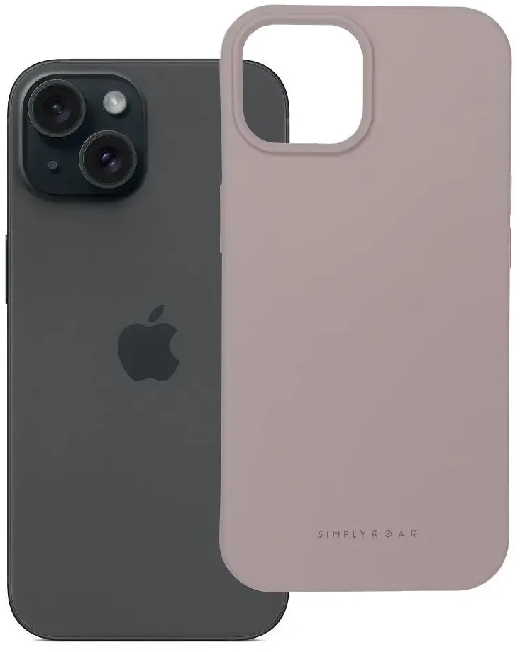 „Roar Space“ dėklas – skirtas „iPhone 15“ – rausvos spalvos