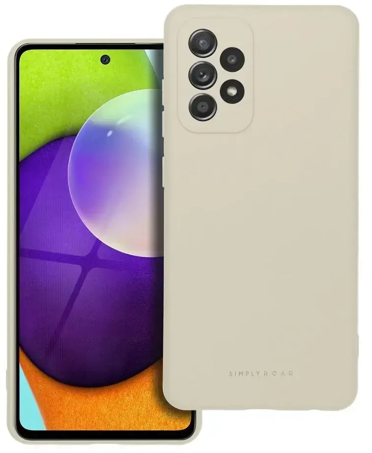 ROAR dėklas SPACE skirtas Samsung Galaxy A52 5G / A52 4G LTE / A52s 5G baltos spalvos