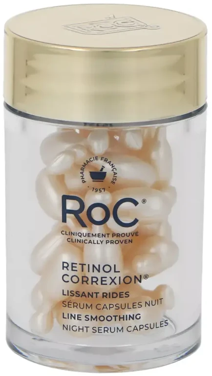 RoC Retinol Correxion linijas lyginančios naktinės serumo kapsulės, 30 vnt.