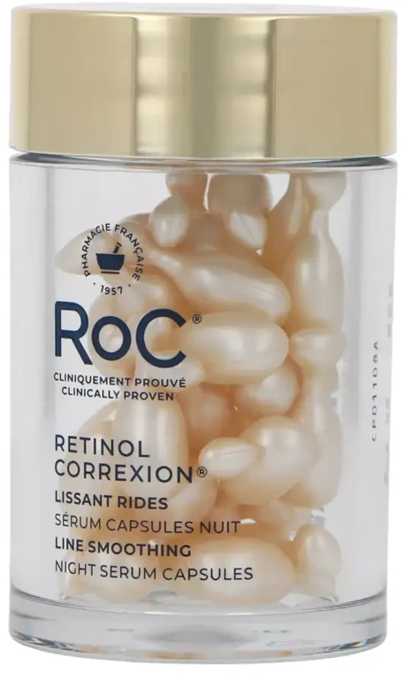 RoC Retinol Correxion linijas lyginančios naktinės serumo kapsulės, 30 vnt.