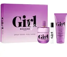 Rochas Girl Life EDP 75 ml + EDP MINI 7,5 ml + kūno balzamas 100 ml (moterims)