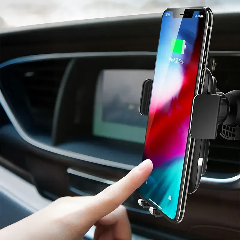 „Rock Magnetic“ gravitacinis automobilio laikiklis EDZ-03, įkišamas į ventiliacijos angą, juodas