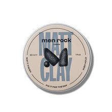 Men Rock Matt Clay Matinis plaukų modeliavimo molis, 90 ml