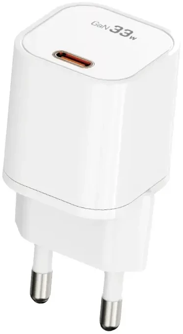 Rock Laidinis įkroviklis T88 Sugar Cube Series GaN – Type C – QC 3.0 PD 33W 3A baltos spalvos