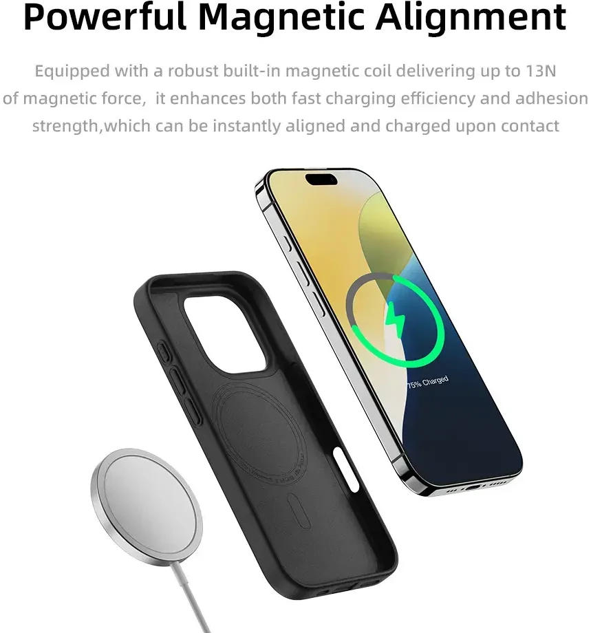 Rock Ultra Thin Aramid Fiber Kevlar 600D dėklas skirtas iPhone 16 Pro Max juodos spalvos