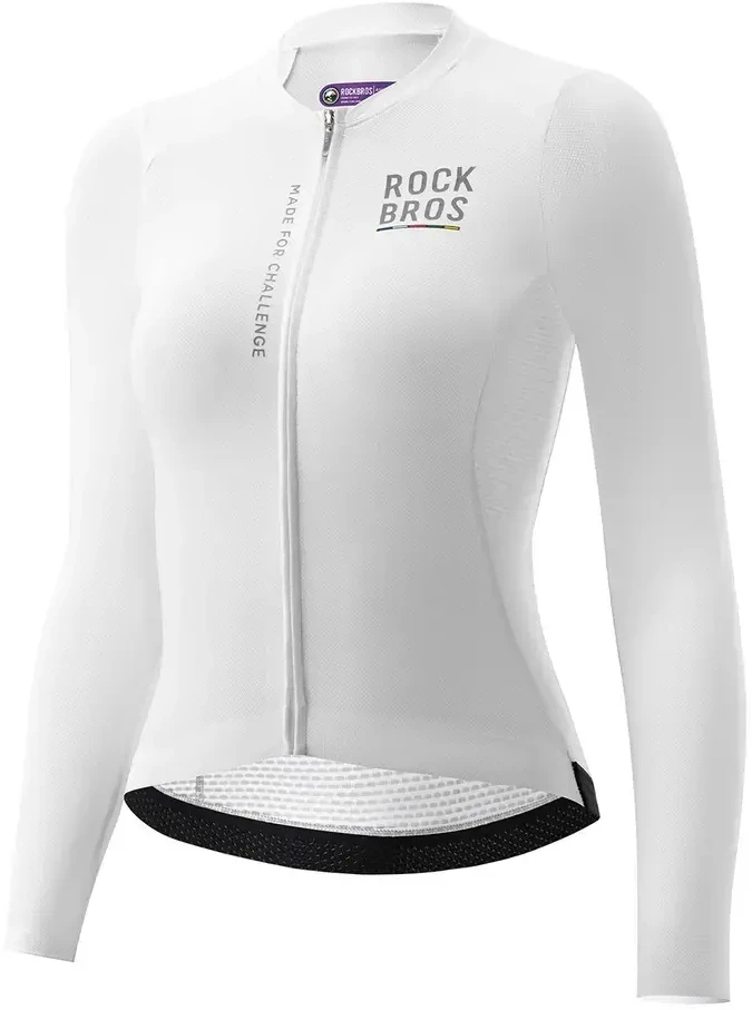 Rockbros 15110012004 ROAD TO SKY Women's Cycling Jersey, Long Sleeve, M - Baltas