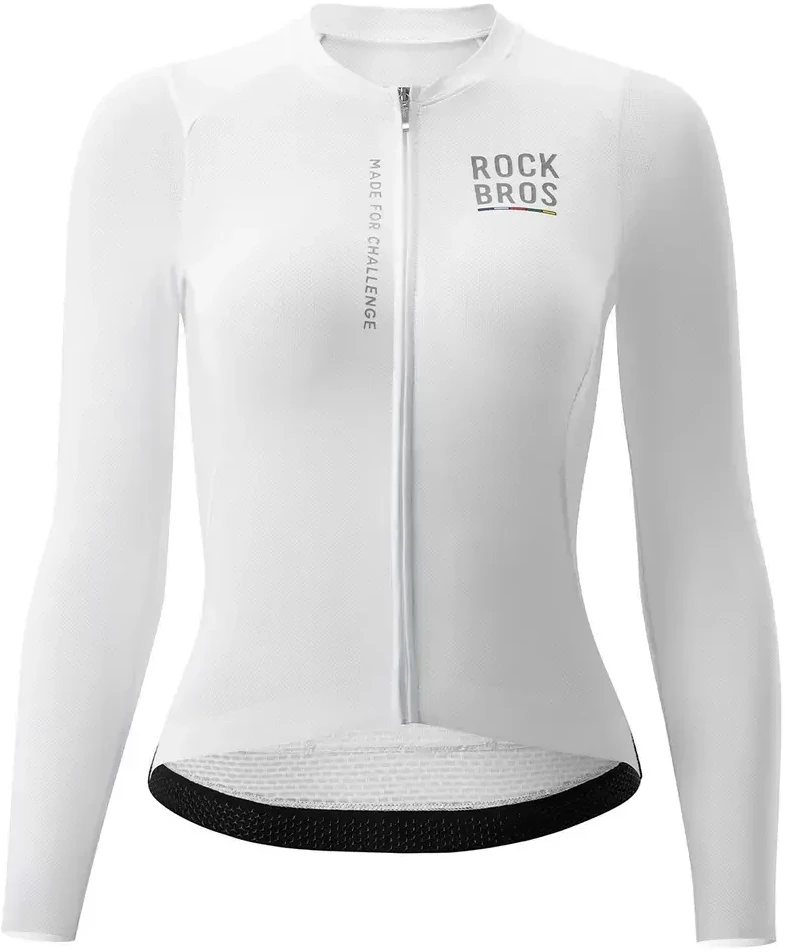 Rockbros 15110012004 ROAD TO SKY Women's Cycling Jersey, Long Sleeve, M - Baltas