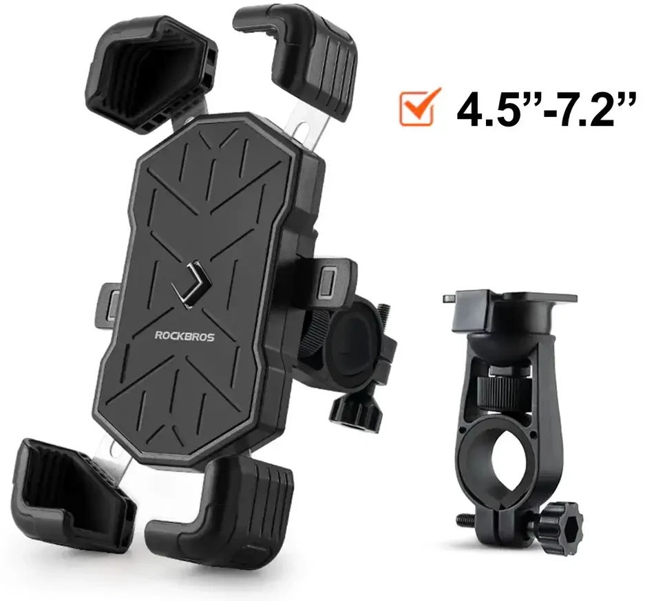 Rockbros 25210030001 Bike Phone Holder for Handlebars – juodos spalvos